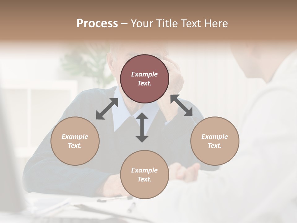 Consultant Checkup Examining PowerPoint Template