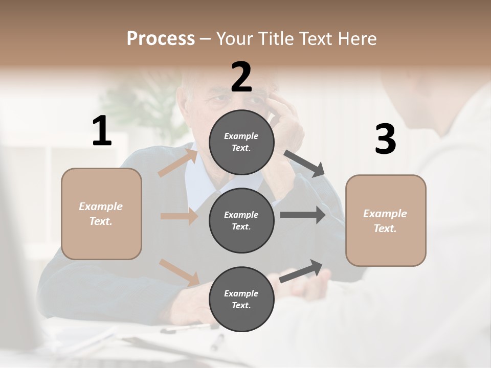Consultant Checkup Examining PowerPoint Template
