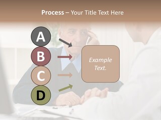 Consultant Checkup Examining PowerPoint Template