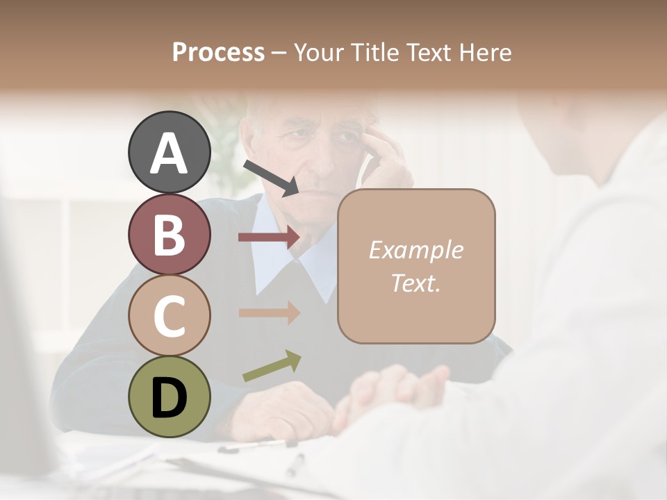 Consultant Checkup Examining PowerPoint Template