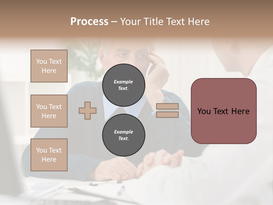 Consultant Checkup Examining PowerPoint Template