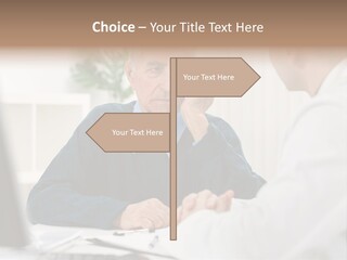 Consultant Checkup Examining PowerPoint Template
