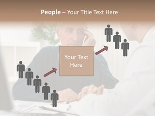 Consultant Checkup Examining PowerPoint Template