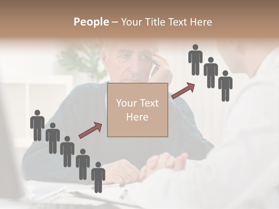 Consultant Checkup Examining PowerPoint Template