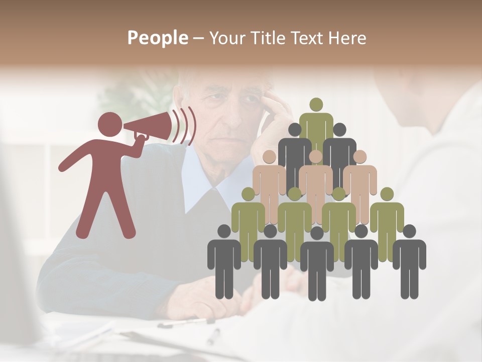 Consultant Checkup Examining PowerPoint Template