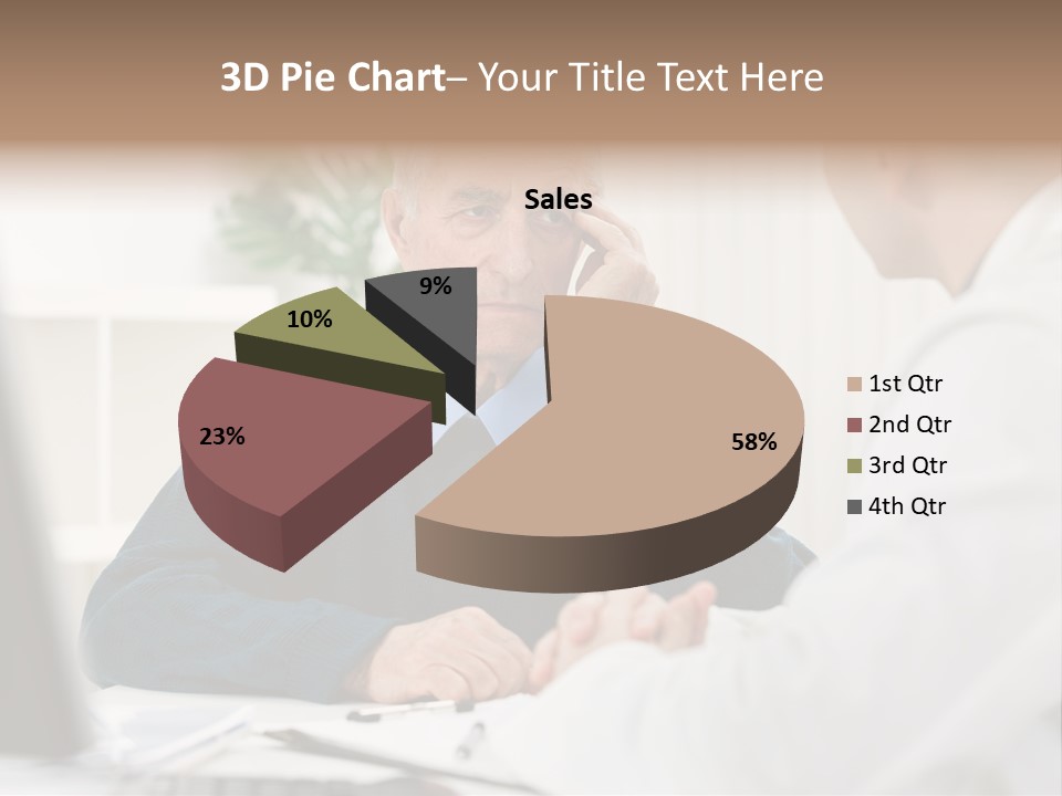 Consultant Checkup Examining PowerPoint Template