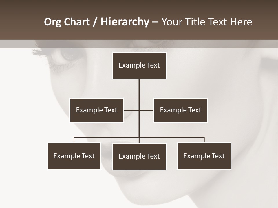 White Background Sixties Femininity PowerPoint Template