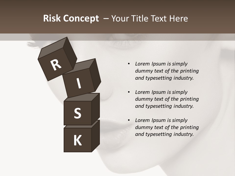 White Background Sixties Femininity PowerPoint Template