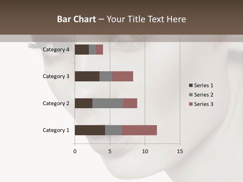 White Background Sixties Femininity PowerPoint Template