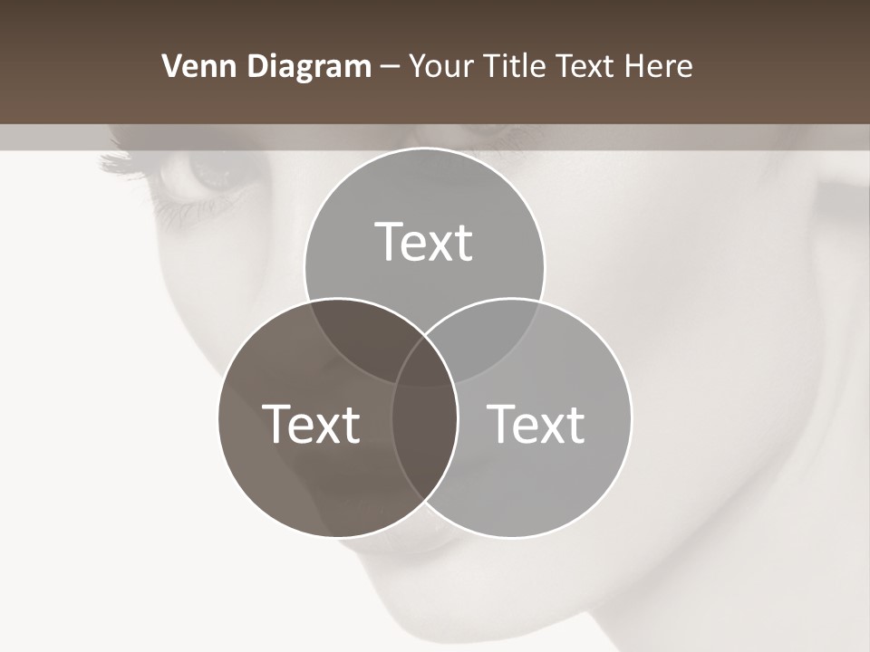 White Background Sixties Femininity PowerPoint Template