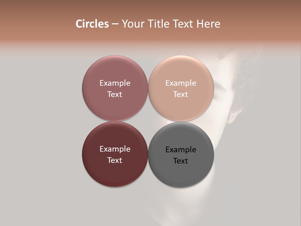 Alone Looking Sadly Boy PowerPoint Template