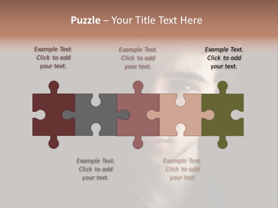 Alone Looking Sadly Boy PowerPoint Template