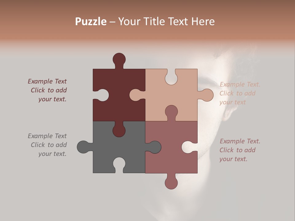 Alone Looking Sadly Boy PowerPoint Template