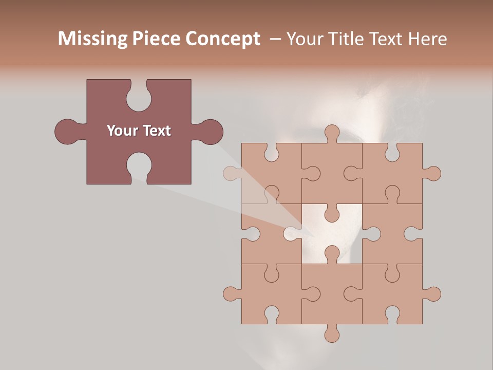 Alone Looking Sadly Boy PowerPoint Template