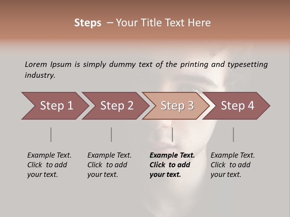 Alone Looking Sadly Boy PowerPoint Template