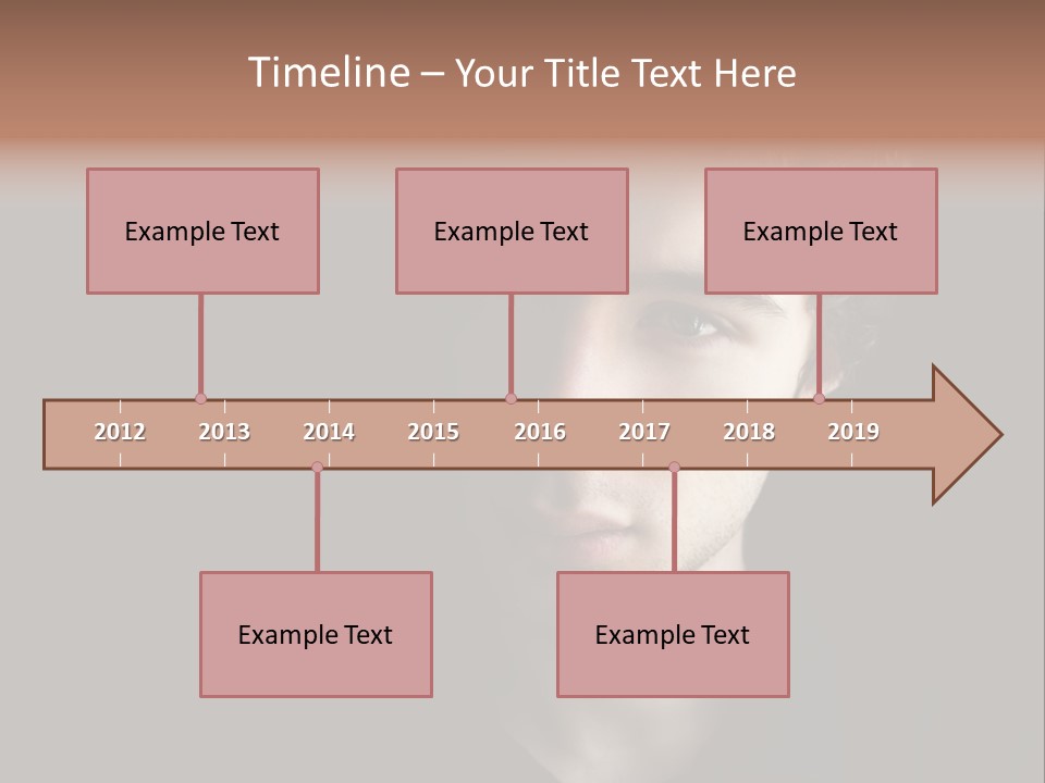 Alone Looking Sadly Boy PowerPoint Template