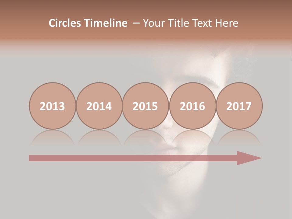 Alone Looking Sadly Boy PowerPoint Template