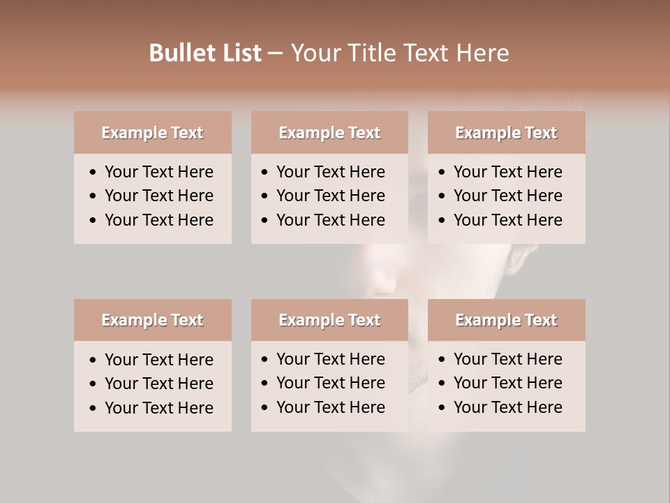 Alone Looking Sadly Boy PowerPoint Template