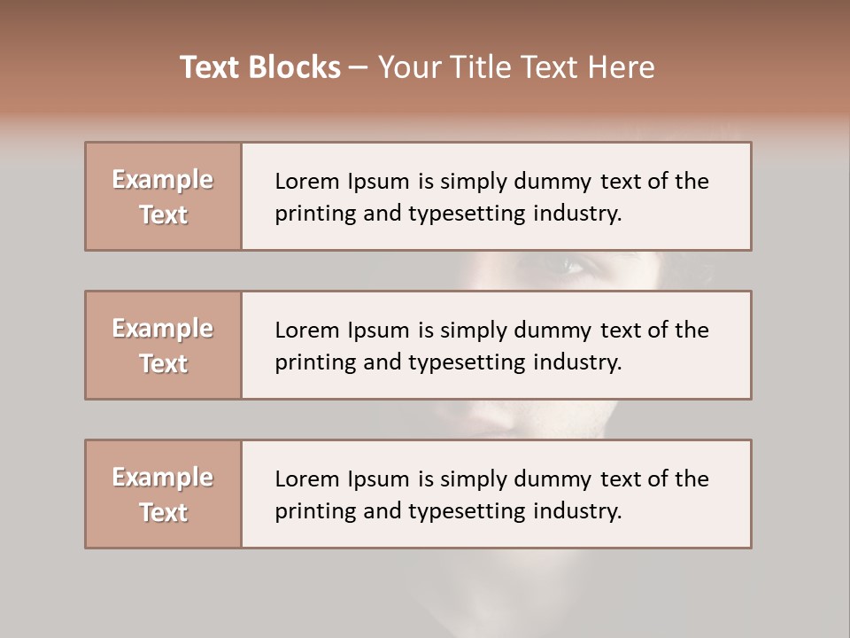 Alone Looking Sadly Boy PowerPoint Template