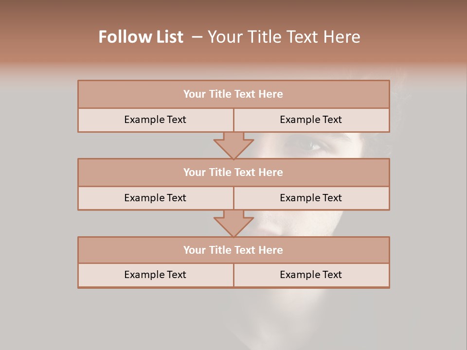 Alone Looking Sadly Boy PowerPoint Template