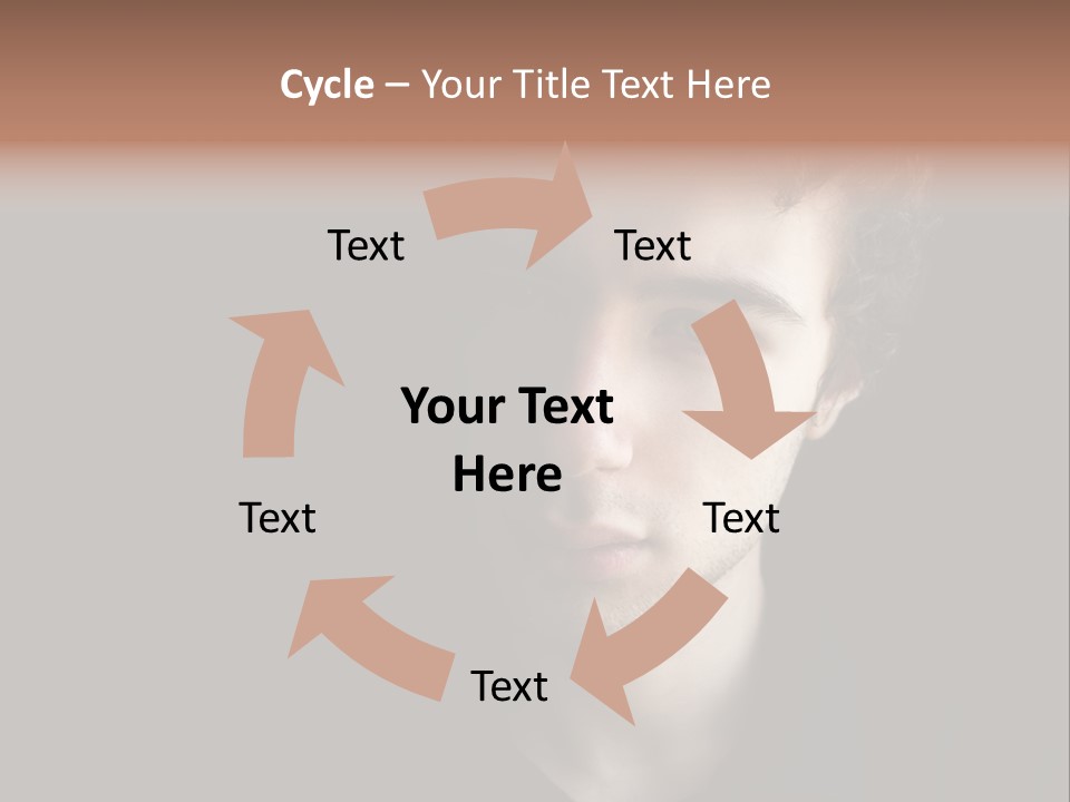 Alone Looking Sadly Boy PowerPoint Template