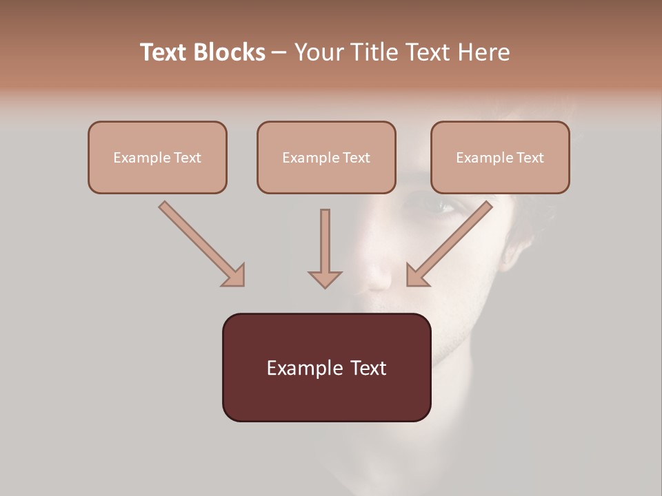 Alone Looking Sadly Boy PowerPoint Template