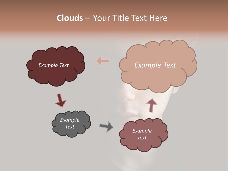 Alone Looking Sadly Boy PowerPoint Template