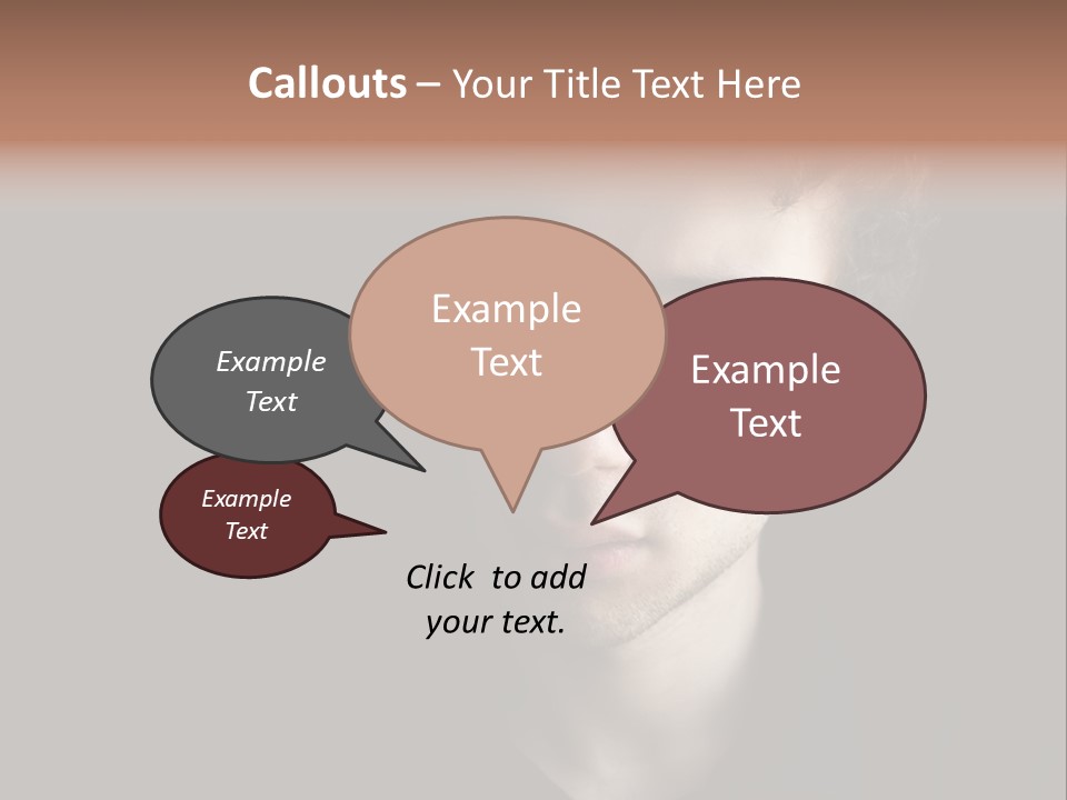Alone Looking Sadly Boy PowerPoint Template