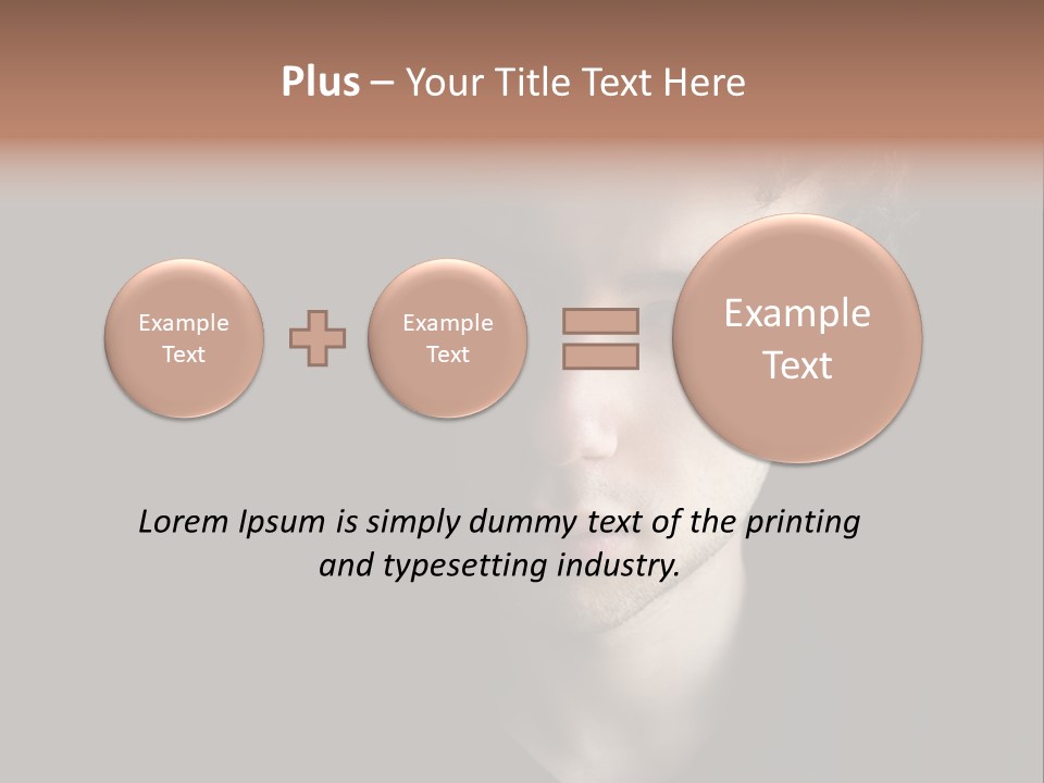 Alone Looking Sadly Boy PowerPoint Template
