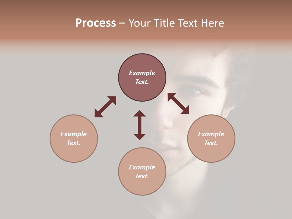 Alone Looking Sadly Boy PowerPoint Template