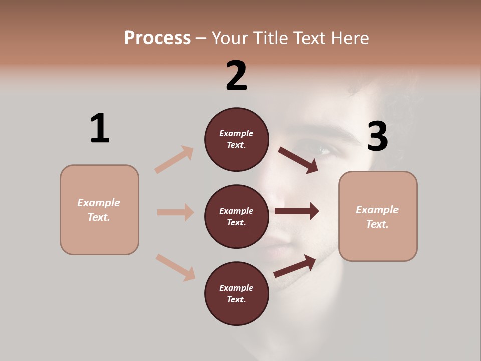 Alone Looking Sadly Boy PowerPoint Template