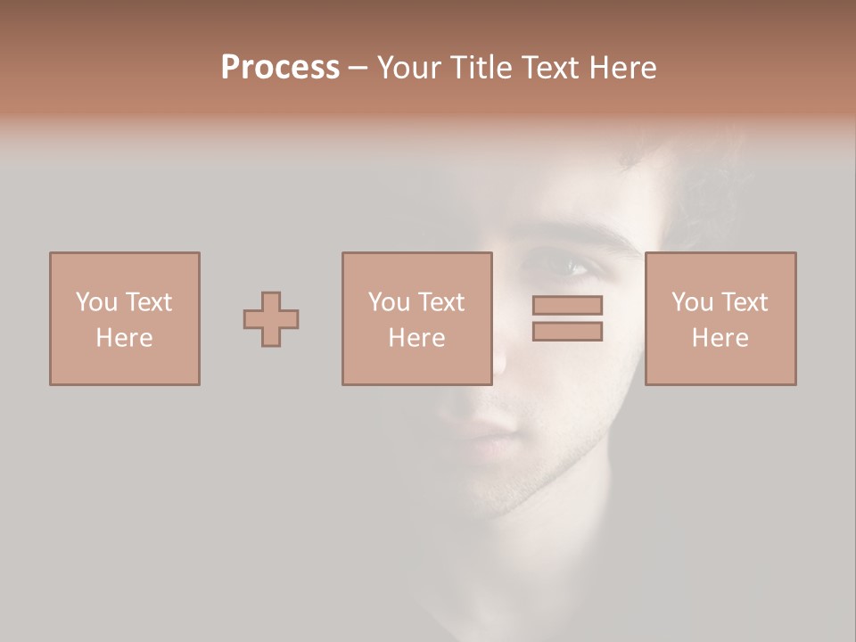 Alone Looking Sadly Boy PowerPoint Template