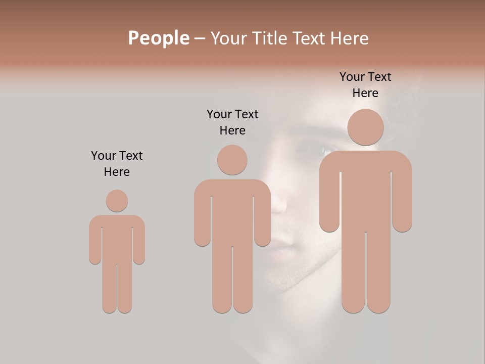 Alone Looking Sadly Boy PowerPoint Template