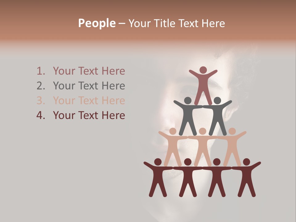 Alone Looking Sadly Boy PowerPoint Template