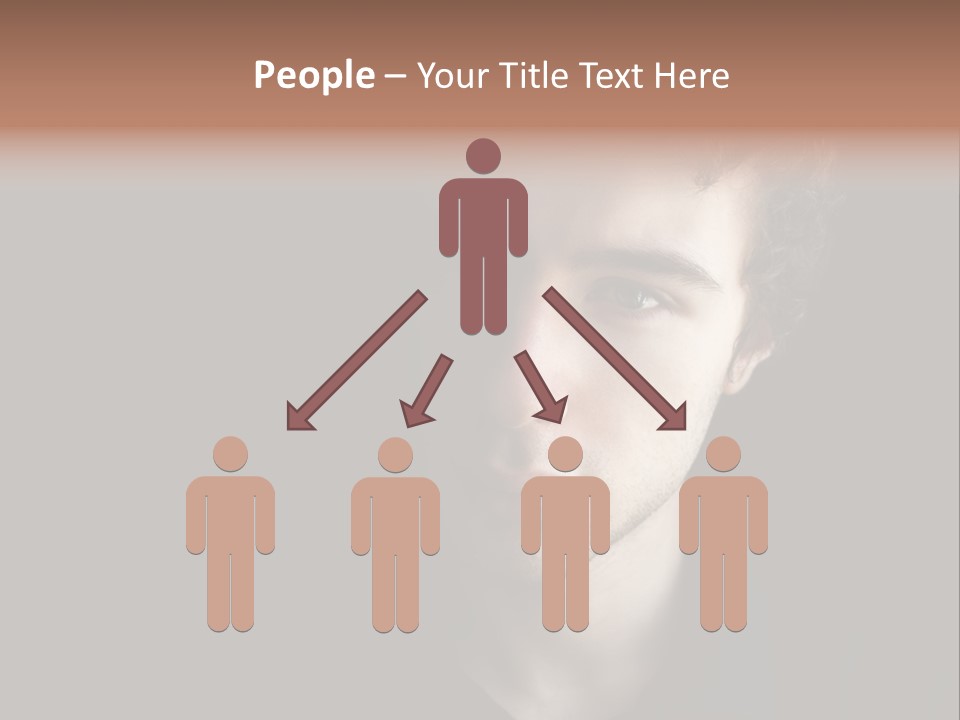 Alone Looking Sadly Boy PowerPoint Template