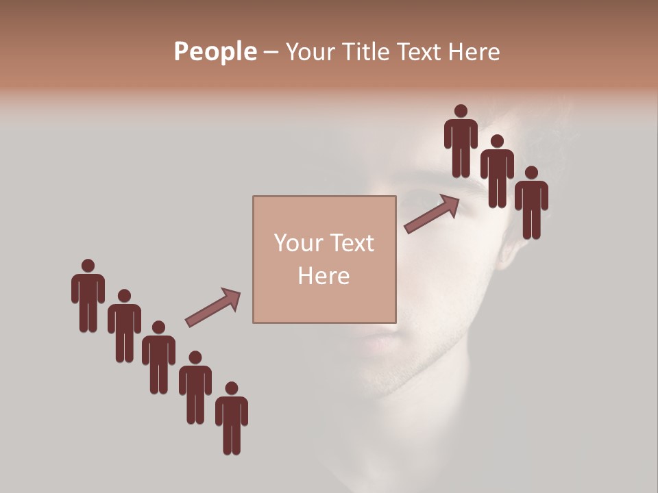 Alone Looking Sadly Boy PowerPoint Template