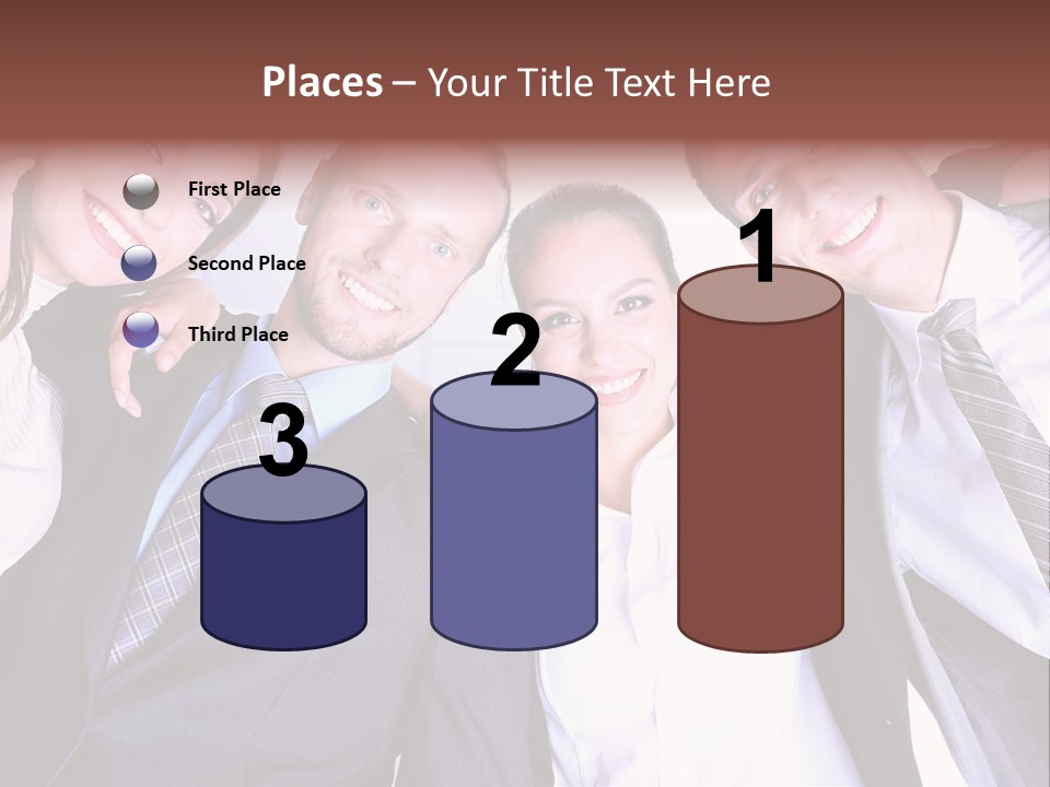 Team Happy Success PowerPoint Template