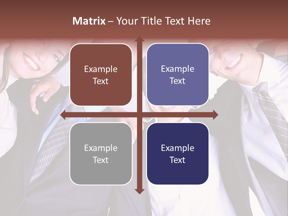 Team Happy Success PowerPoint Template