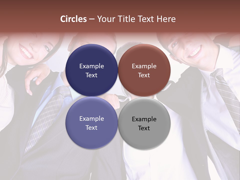 Team Happy Success PowerPoint Template