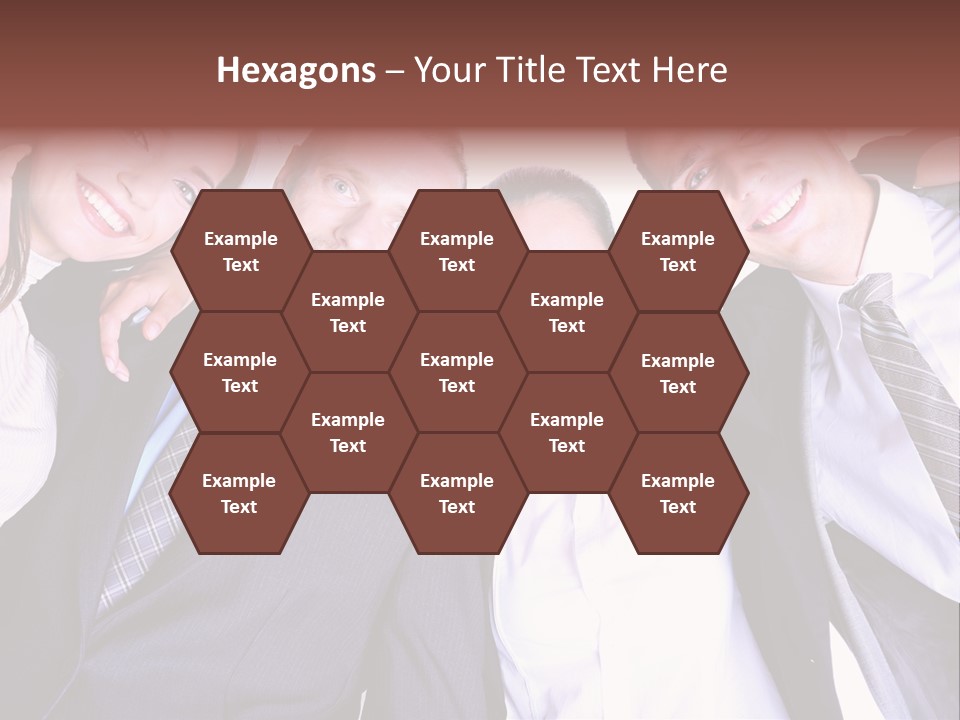 Team Happy Success PowerPoint Template