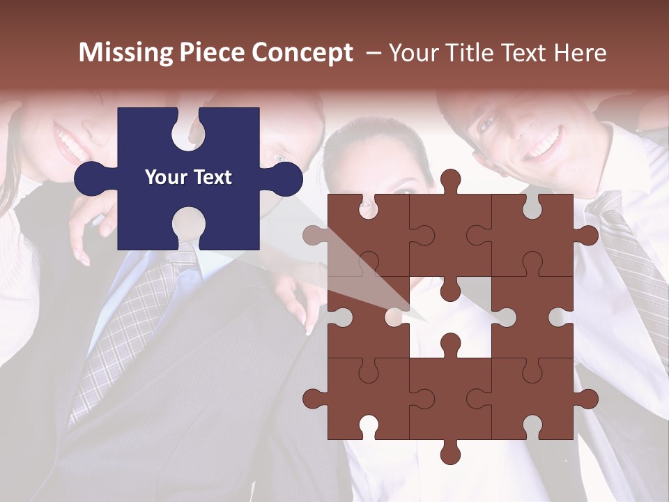 Team Happy Success PowerPoint Template