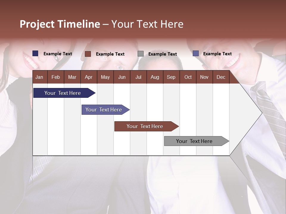 Team Happy Success PowerPoint Template