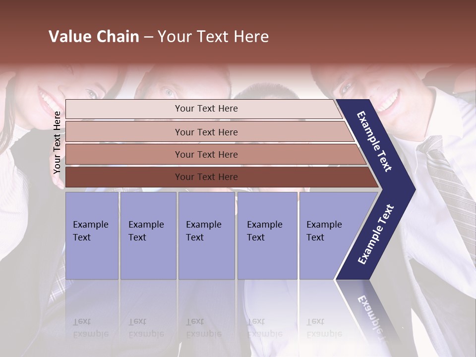 Team Happy Success PowerPoint Template