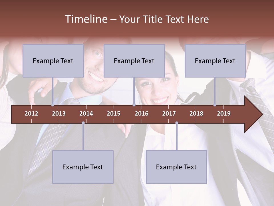 Team Happy Success PowerPoint Template