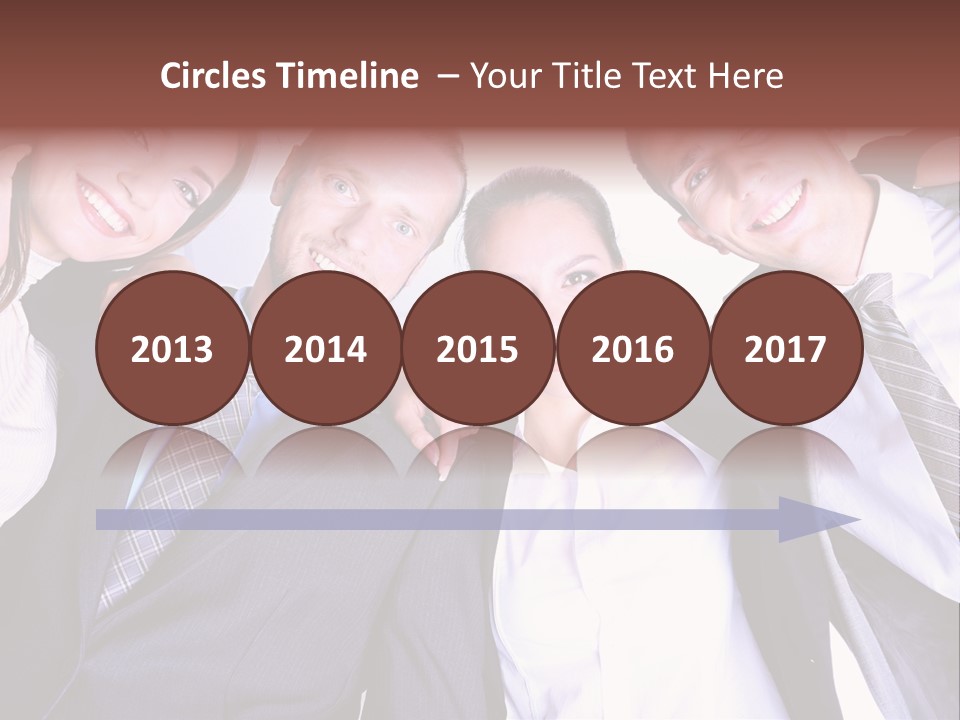 Team Happy Success PowerPoint Template