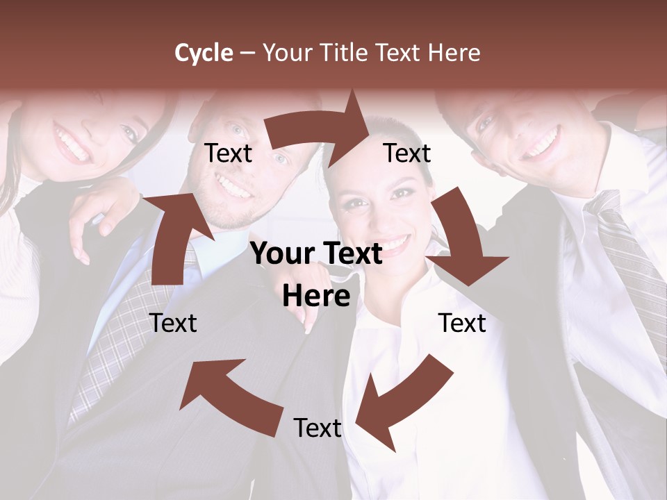 Team Happy Success PowerPoint Template