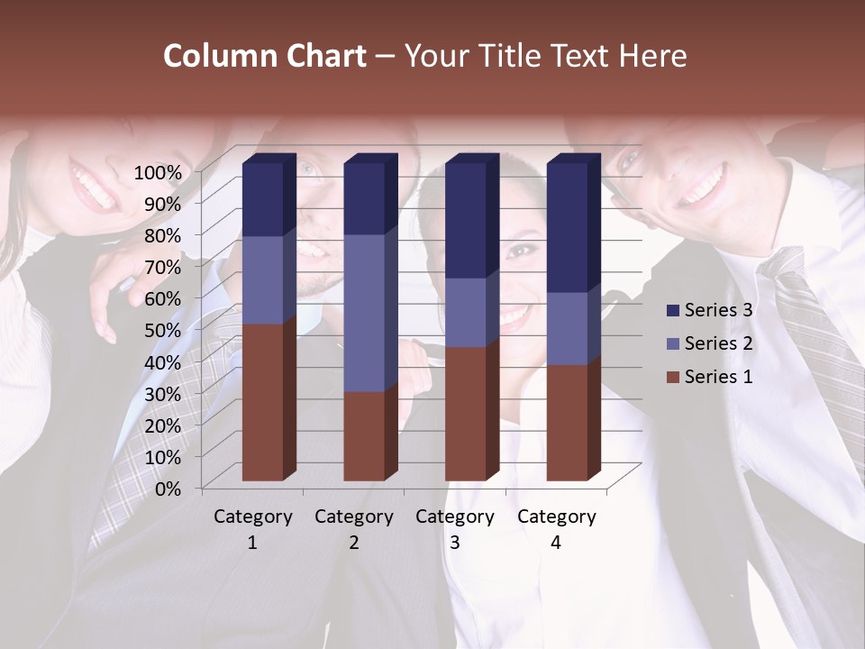 Team Happy Success PowerPoint Template