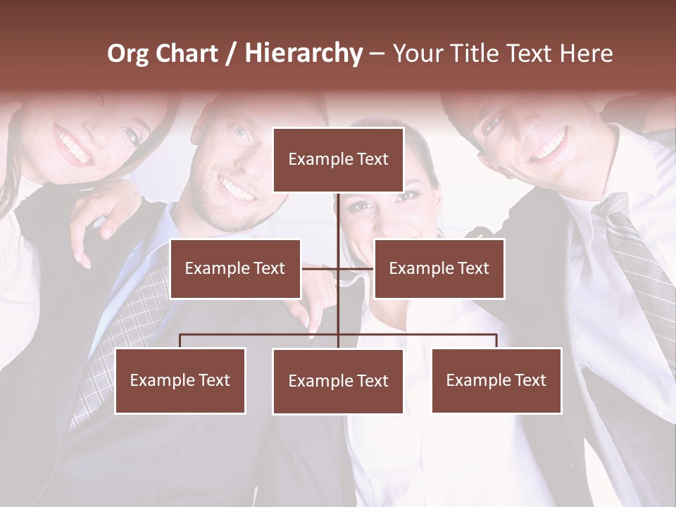 Team Happy Success PowerPoint Template