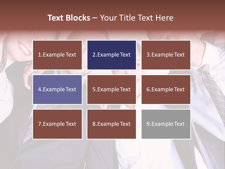 Team Happy Success PowerPoint Template