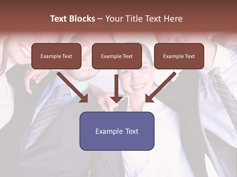 Team Happy Success PowerPoint Template